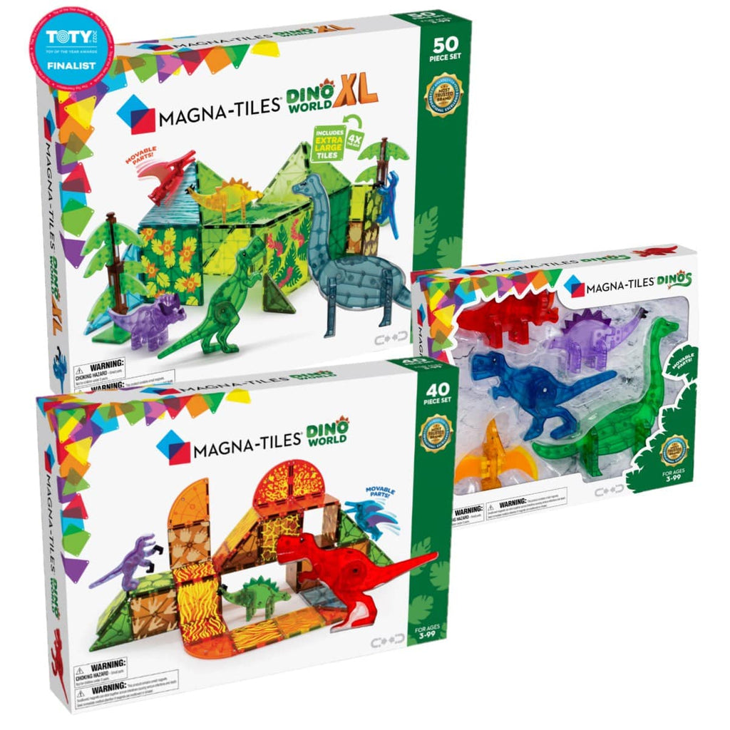 Magna Tiles Dino World XL 50-Piece Set