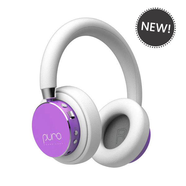 PURO Sound Labs BT2200-Plus Volume Limited Kids‚Äö Bluetooth Headphones - Purple