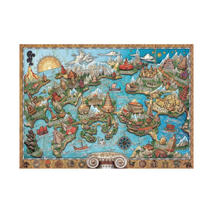 RAVENSBURGER Mysterious Atlantis 1000pc - Map of Atlantis