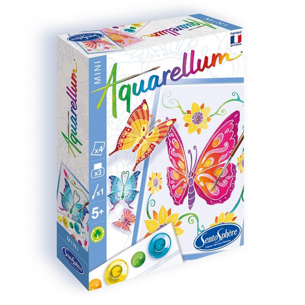 SENTOSPHERE AQUARELLUM MINI "Papillons" - Butterflies