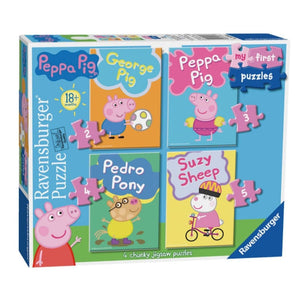 RAVENSBURGER Peppa Pig 2/3/4/5 Pc My First Puzzle 4-in-1