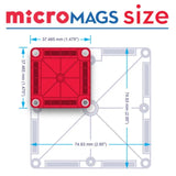 MAGNA-TILES microMAGS 70-Piece Deluxe Set