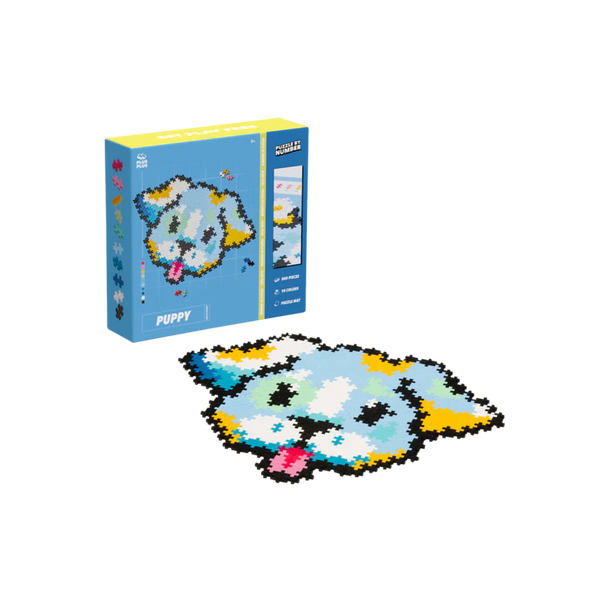 PLUS-PLUS Puzzle By Number Puppy 500pcs.