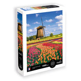 SENTOSPHERE PUZZLE 1000 P - Champs de tulipes - Hollande - playhao - Toy Shop Singapore