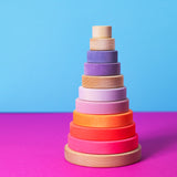 GRIMM'S Conical Tower neon-pink - playhao - Toy Shop Singapore