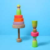 GRIMM'S Small Conical Tower neon-pink - playhao - Toy Shop Singapore