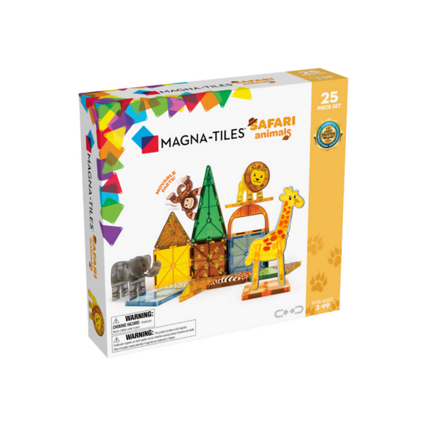 MAGNA-TILES Safari Animals 25 Piece Set