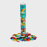 PLUS-PLUS Rainbow mix / 100 pcs Tube - playhao - Toy Shop Singapore