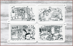 COLOUR ME MATS Timmy & Tammy Around Our Island & Neighbourhood (Duo Colouring Mats Bundle) - playhao - Toy Shop Singapore